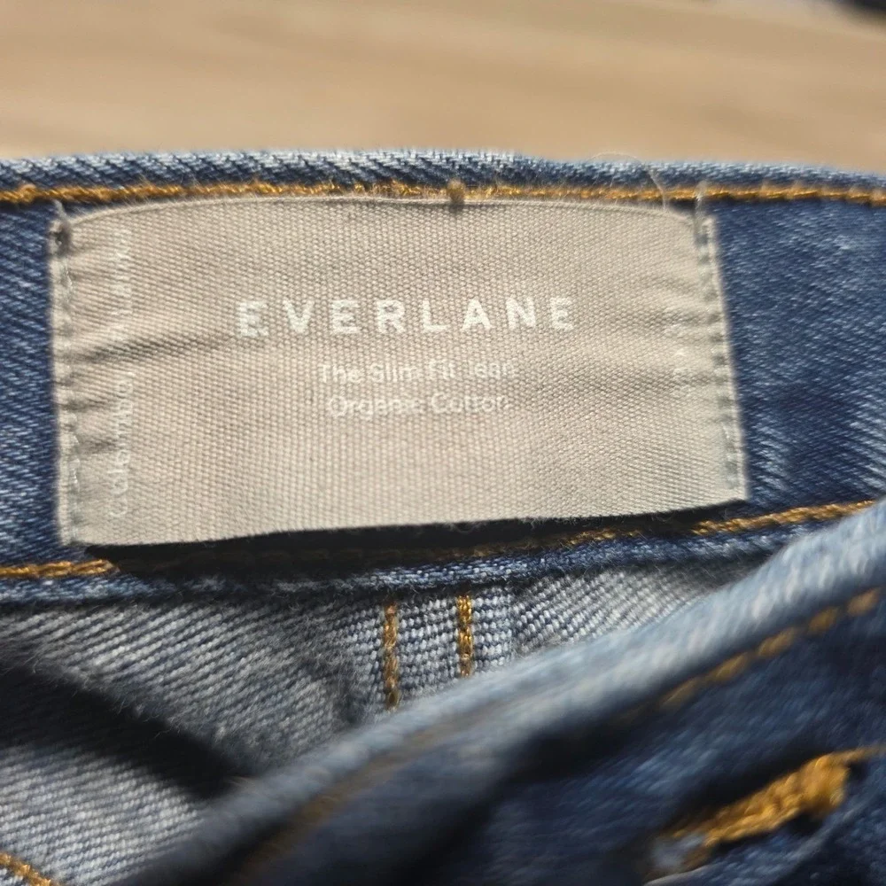 Everlane Slim Fit‎ Jeans Mens 33x32 Blue Organic Cotton Stretch Denim Pants
